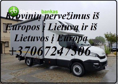 Skūbus pervežimai. Krovinių pervežimas užsienyje. Pilni ir daliniai kroviniai. Logistikos paslaugos Lithuania - Europe -Lithuania +37067247506