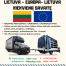 Krovinių pervežimas, krovinių gabenimas Lithuania - Europe