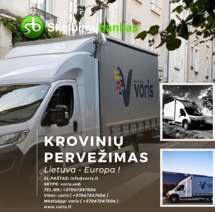 Itin skubus krovinių pristatymas dažnai yra vienintelis būdas užtikrinti sklandžią logistiką tarp gamintojų ir prekybininkų Lithuania - Europe - Lithuania +37067247506