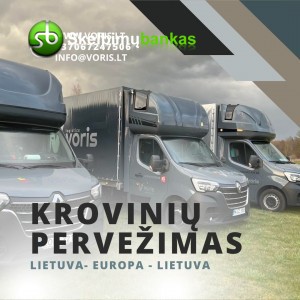 Tarptautinis krovinių ir asmeninių daiktų pristatymas Lithuania - Europe - Lithuania +37067247506