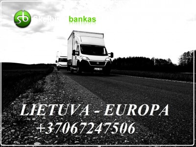 Prancuzija - Lietuva baldų, įrengimų pervežimai Lithuania - Europe - Lithuania +37067247506