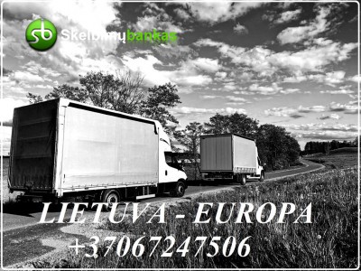 Perkraustymai Europos sąjungos šalyse ir Anglijoje,Skandinavijoje  Lithuania - Europe - Lithuania +37067247506