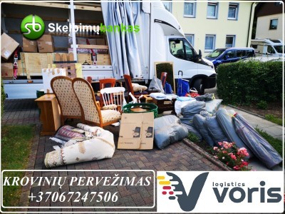 Daržo, ūkio priemonių ir daiktų transportavimas Lithuania - Europe -Lithuania +37067247506